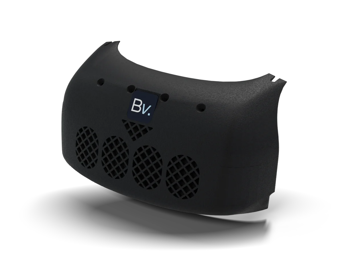 Bv Chest Unit: a chest module with four speaker grilles and the Bv logo